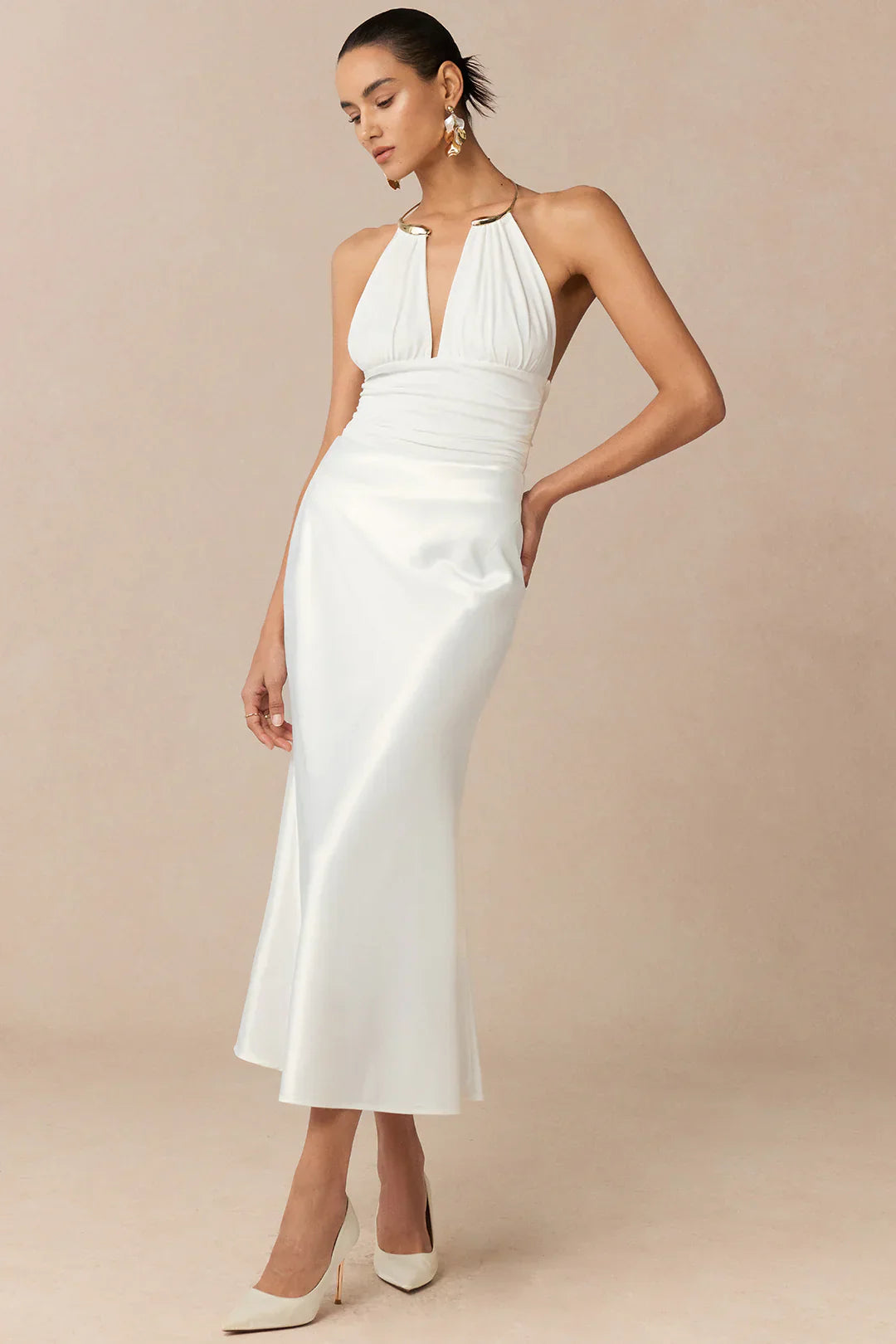 Snatchyfits™ Sleeveless Ruched Bodysuit