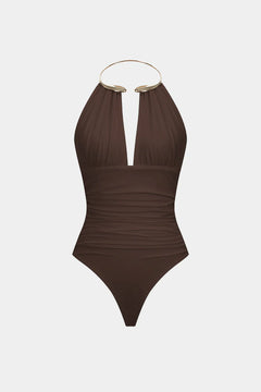 Snatchyfits™ Sleeveless Ruched Bodysuit