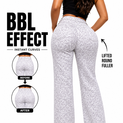 Snatchyfits™ BBL Wide Leg Jeans Mid Rise