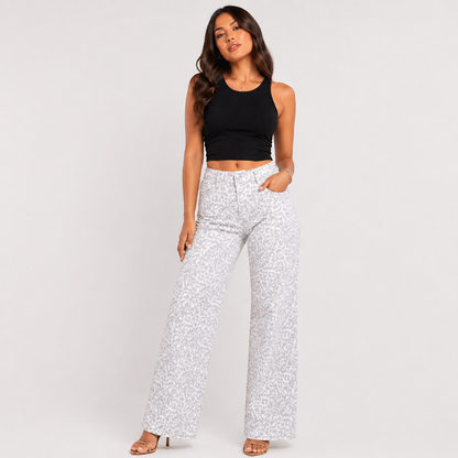 Snatchyfits™ BBL-jeans med vida ben och medelhög midja