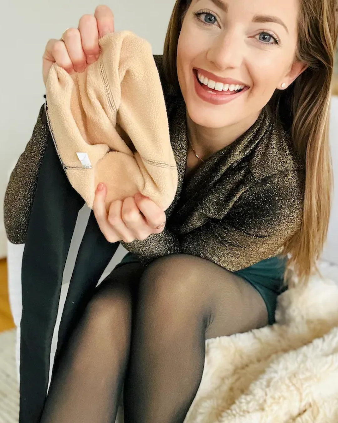 Snatchyfits™  One-Seam Sheer Fleece Leggings