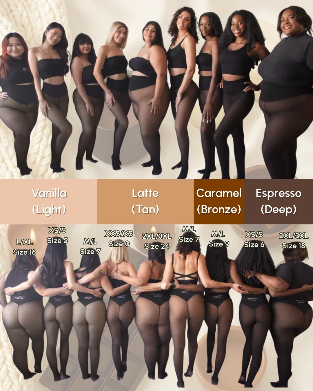 Snatchyfits™  One-Seam Sheer Fleece Leggings