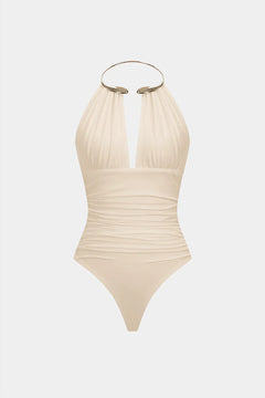 Snatchyfits™ Sleeveless Ruched Bodysuit