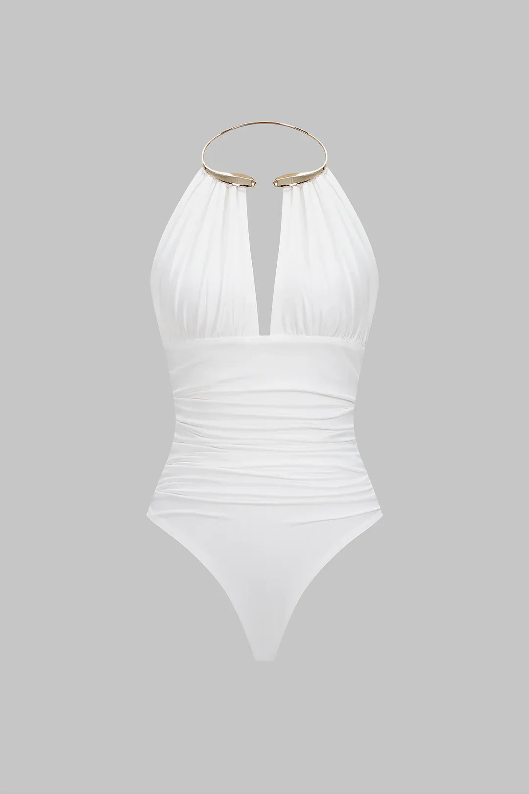 Snatchyfits™ Sleeveless Ruched Bodysuit