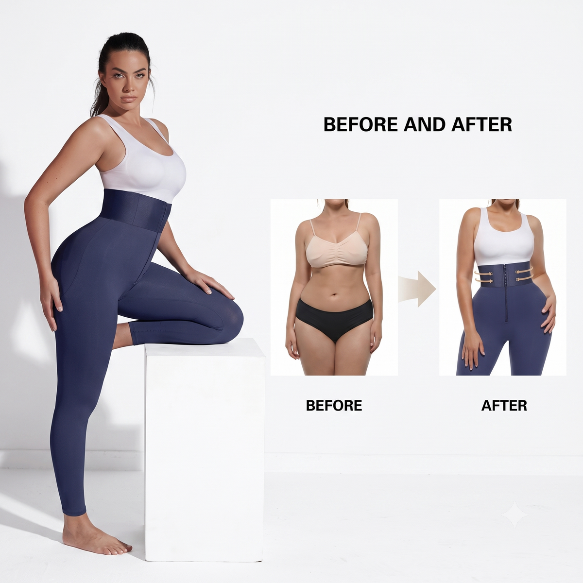 Snatchyfits™ AeroSlim High-Waisted Full-Length Shaping Leggings