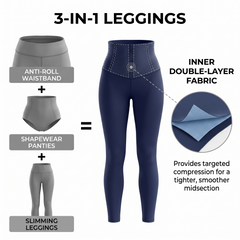 Snatchyfits™ AeroSlim High-Waisted Full-Length Shaping Leggings